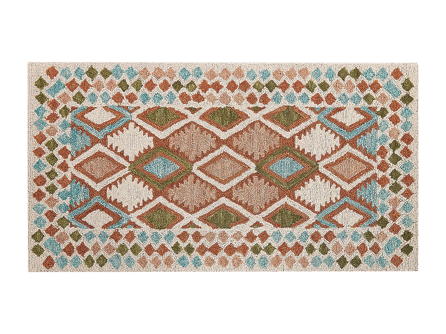 Tappeto lana multicolore 80 x 150 cm ERMENEK