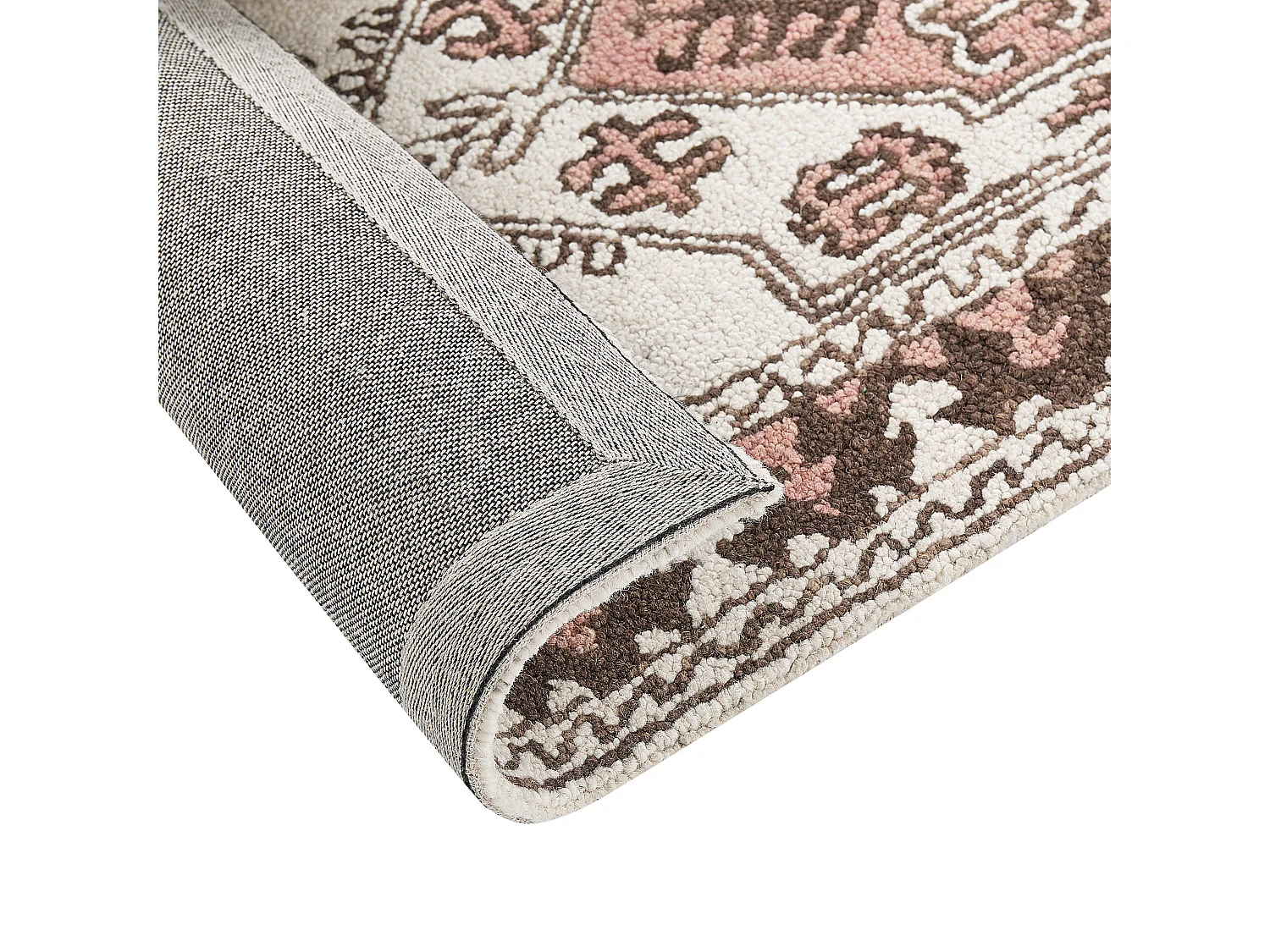 Handgetufteter Retro-Teppich orientalisches Muster 160 x 230 cm mehrfarbig TOMARZA