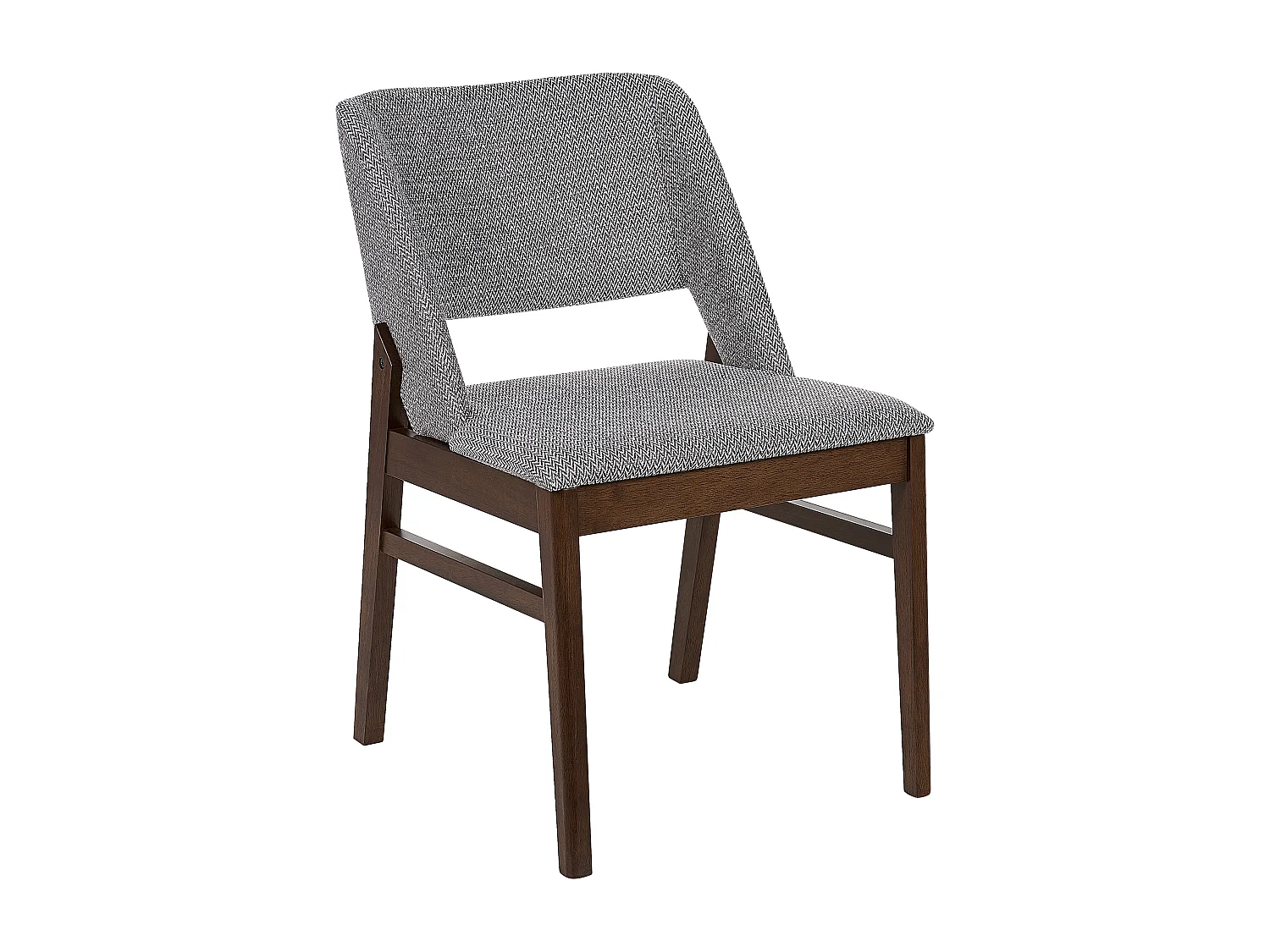 Lot de 2 chaises de salle à manger BELLA Gris clair