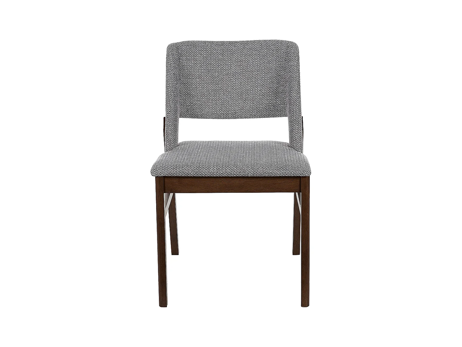 Lot de 2 chaises de salle à manger BELLA Gris clair