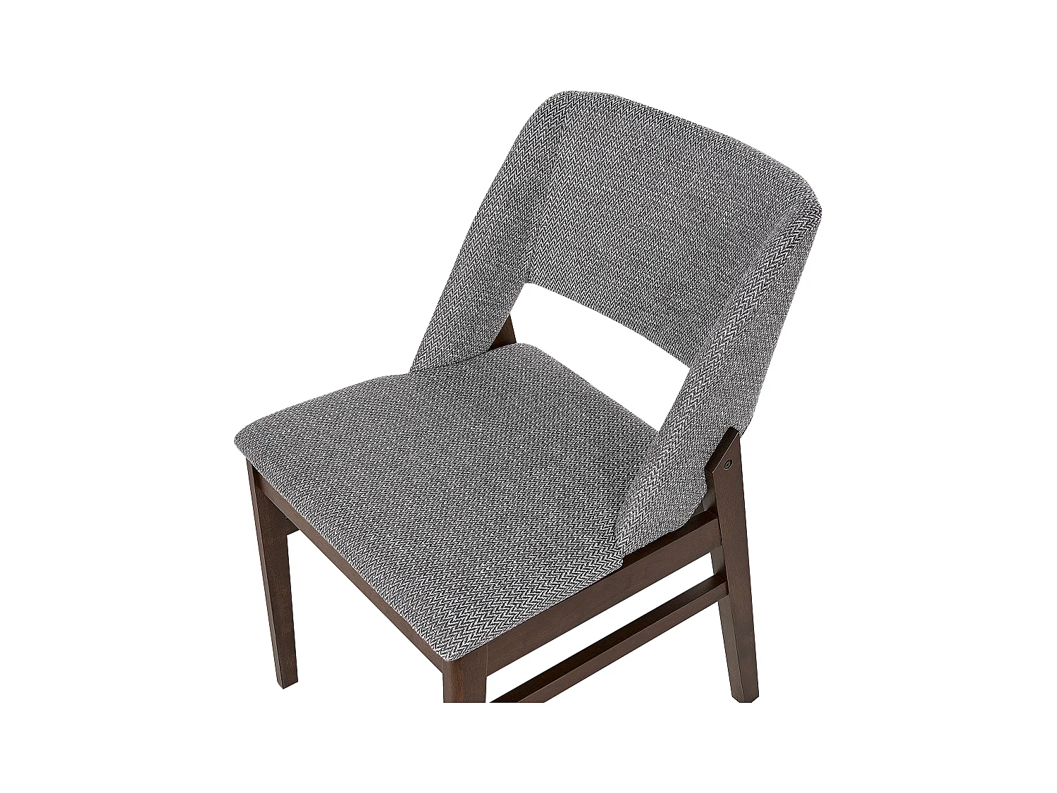 Lot de 2 chaises de salle à manger BELLA Gris clair