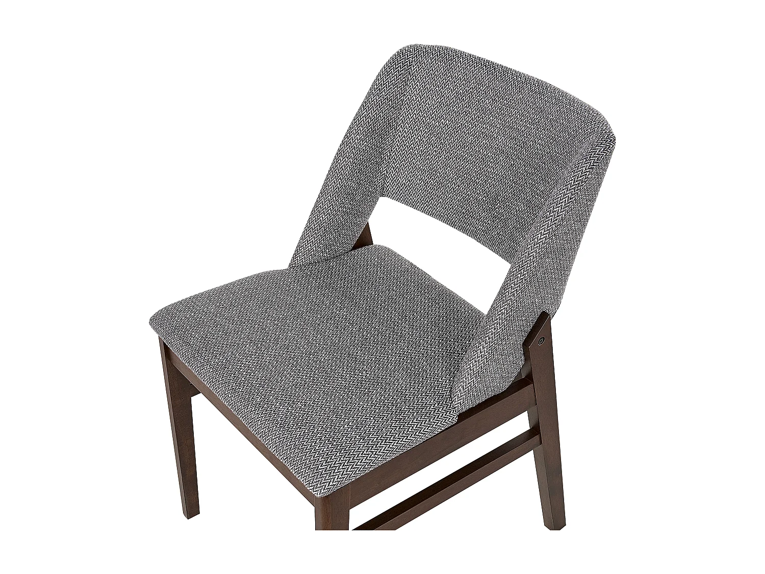 Lot de 2 chaises de salle à manger BELLA Gris clair