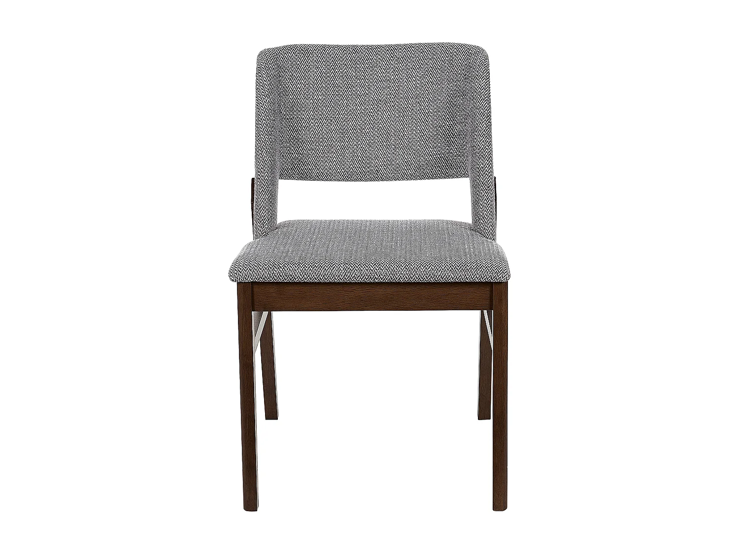 Lot de 2 chaises de salle à manger BELLA Gris clair