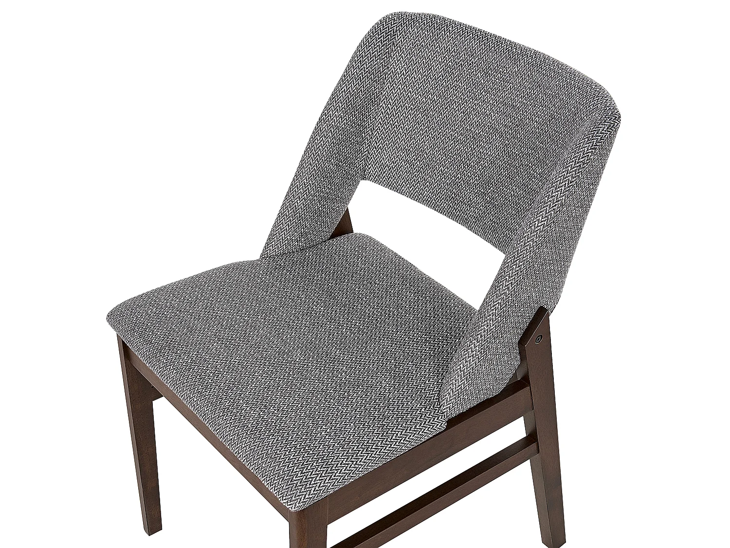 Lot de 2 chaises de salle à manger BELLA Gris clair