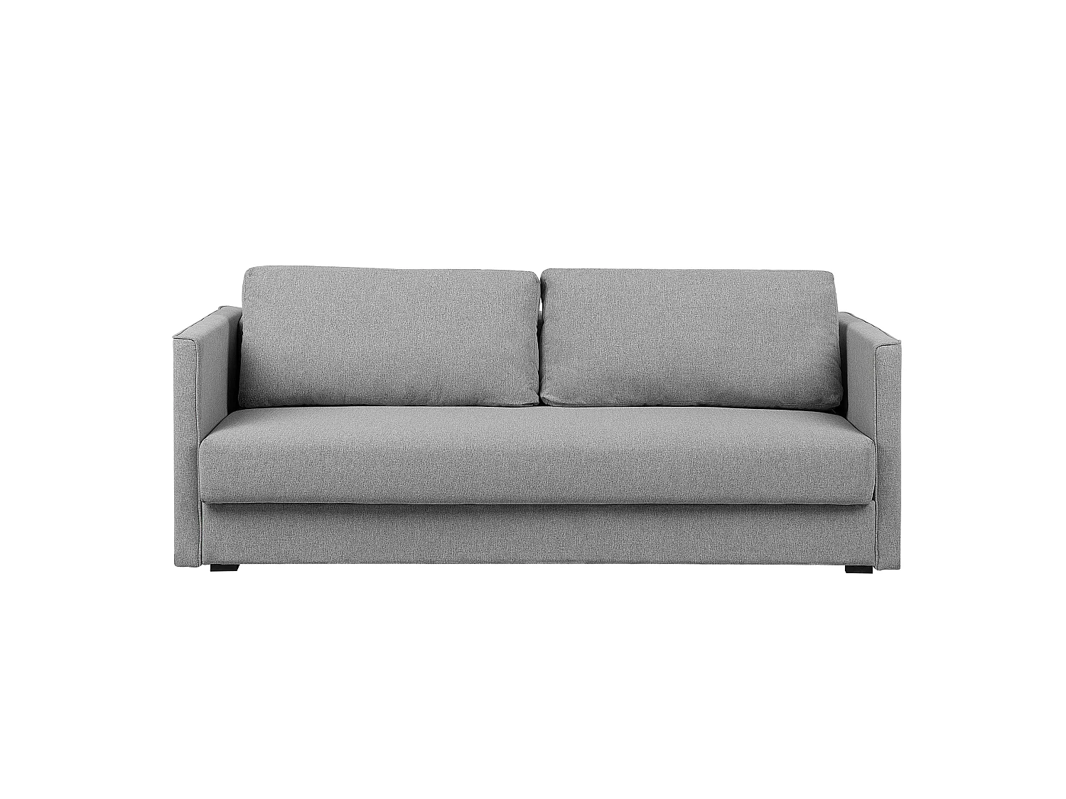 Sofa rozkładana EKSJO Jasnoszary ze schowkiem dla 3 osób