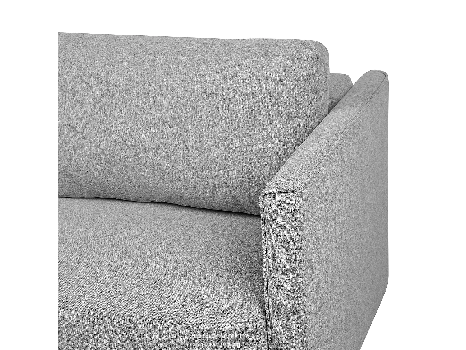 Sofa rozkładana EKSJO Jasnoszary ze schowkiem dla 3 osób