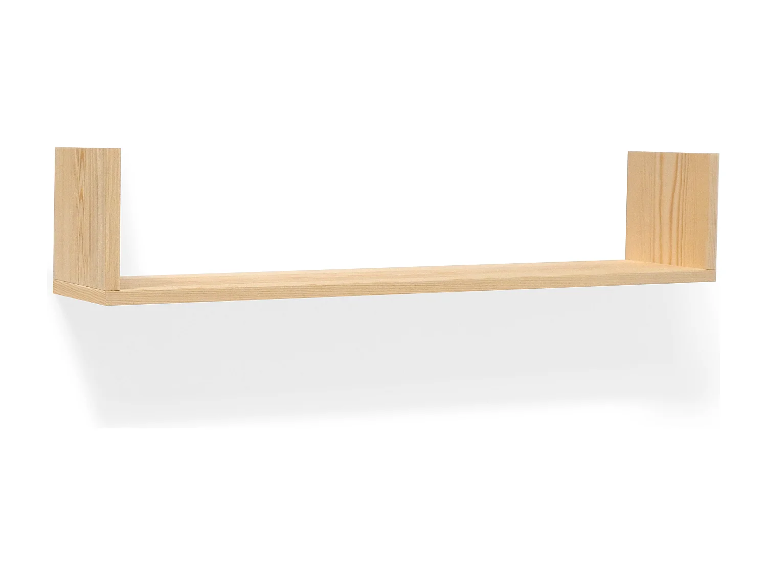 Étagère en bois de pin naturelle 100x20cm - KALA - DECOWOOD