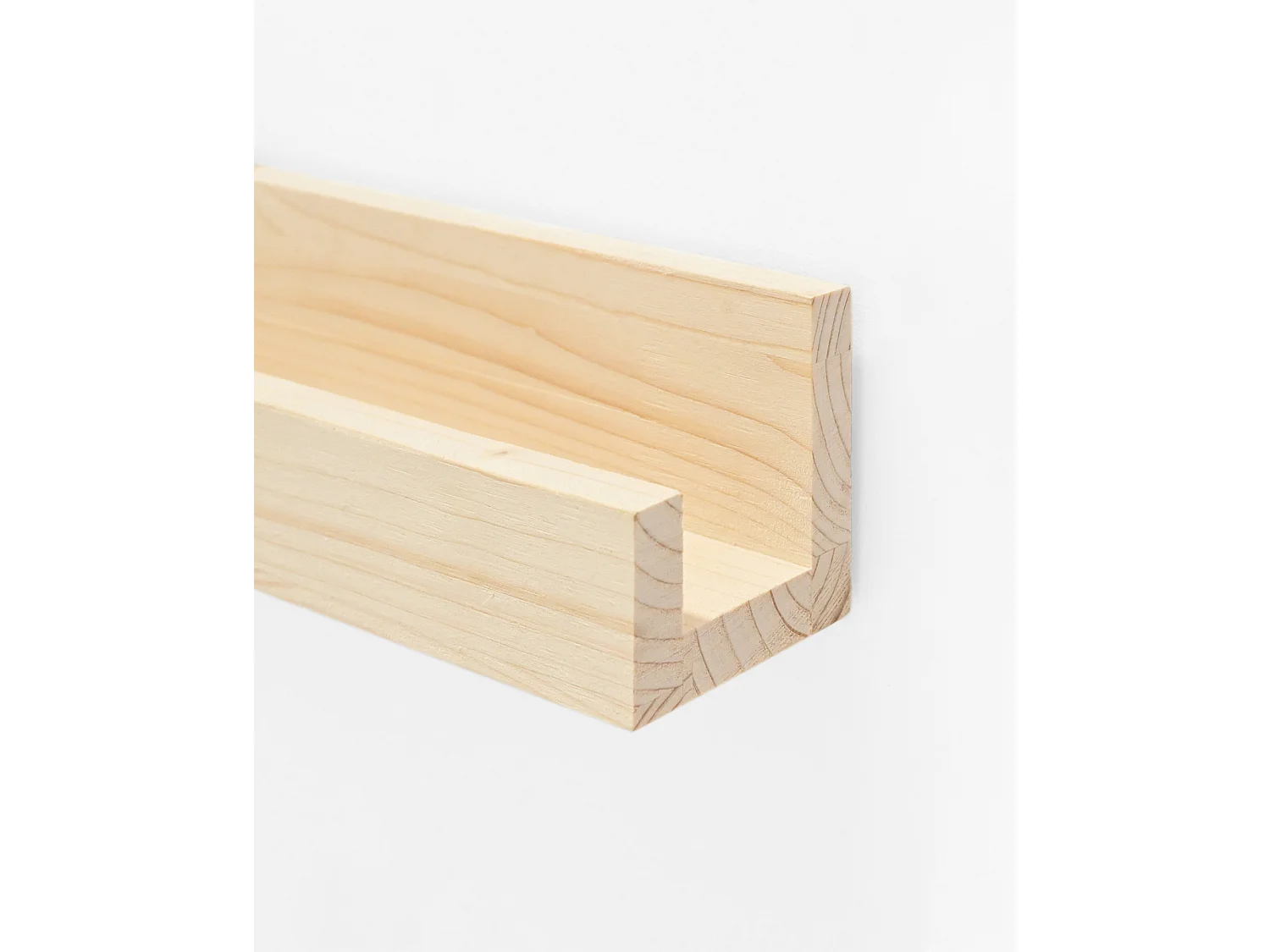 Étagère flottante en bois de pin naturel 50x7cm - DUC - DECOWOOD