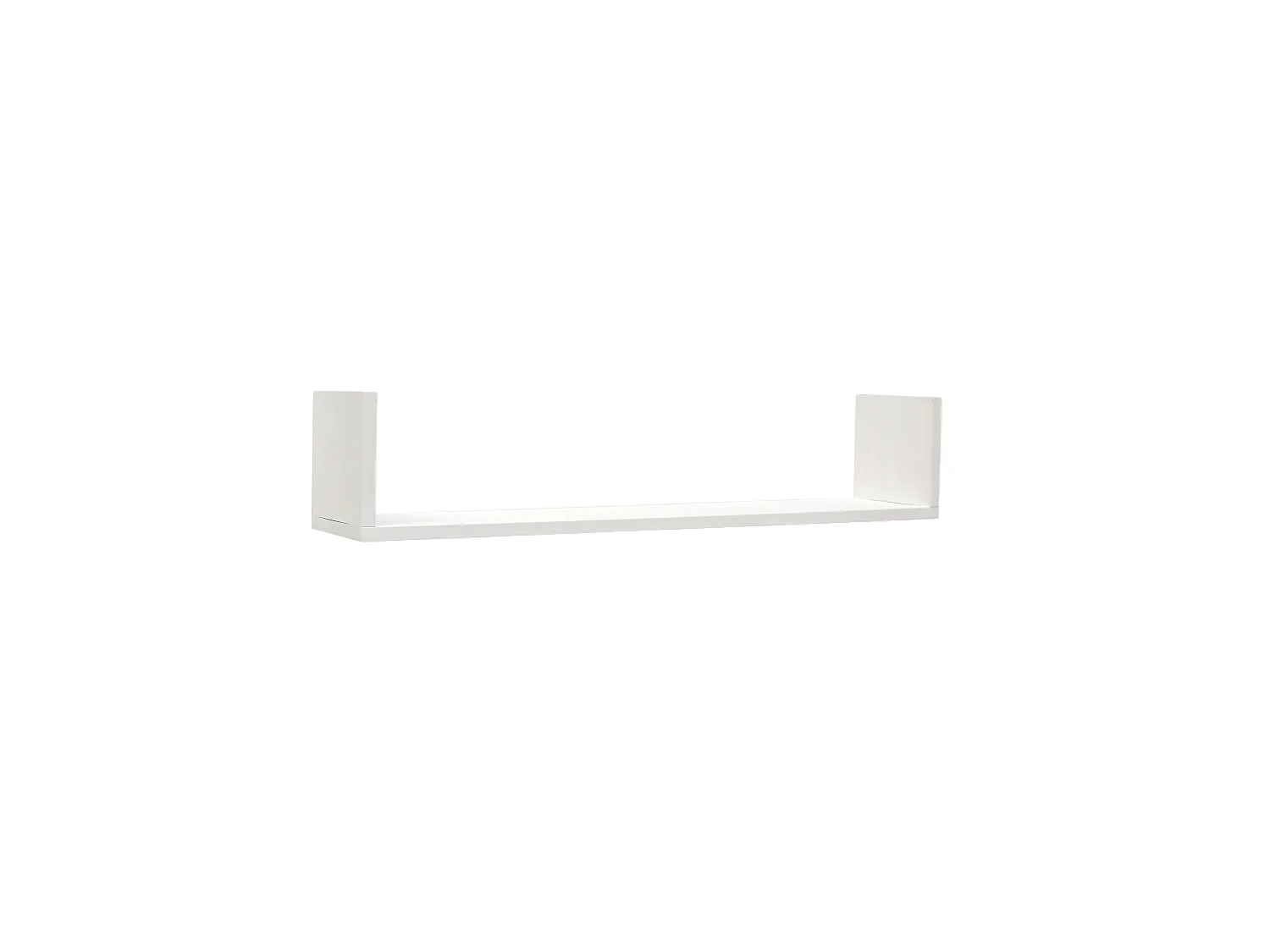Étagère en bois de pin blanche 100x20cm - KALA - DECOWOOD