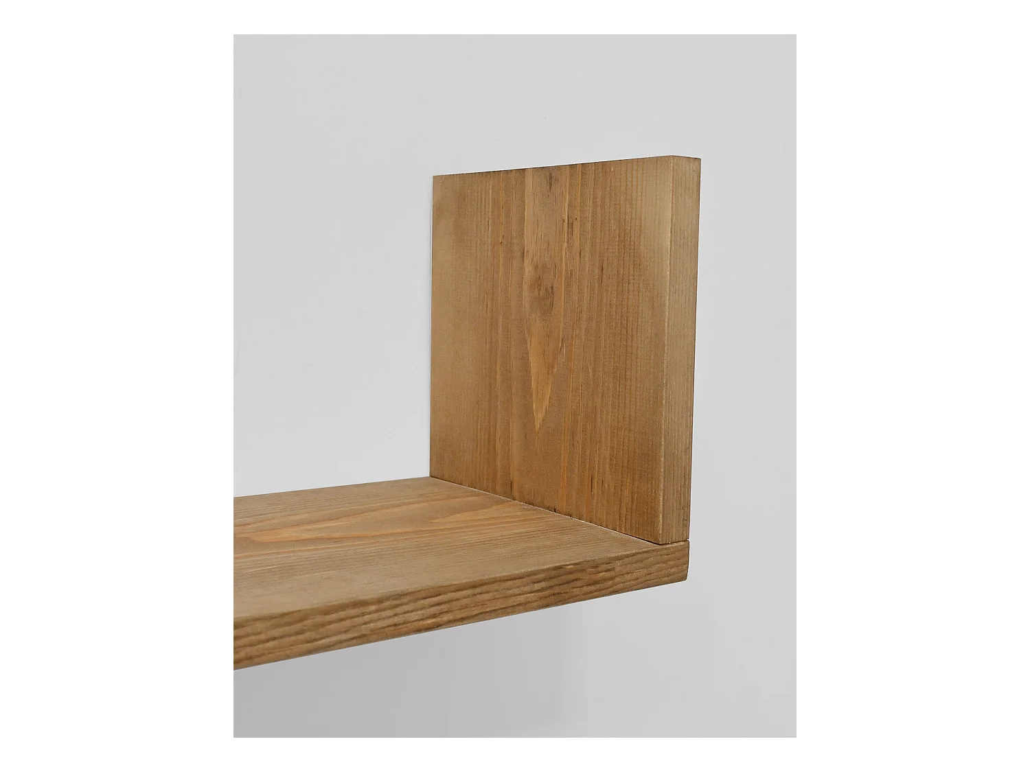 Mensole flottanti in rovere massello finitura scura 60x20cm - KALA - DECOWOOD