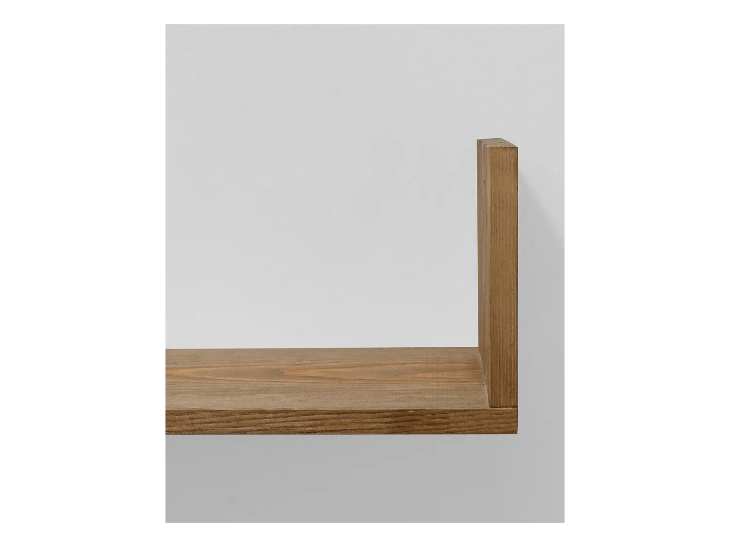 Mensole flottanti in rovere massello finitura scura 60x20cm - KALA - DECOWOOD