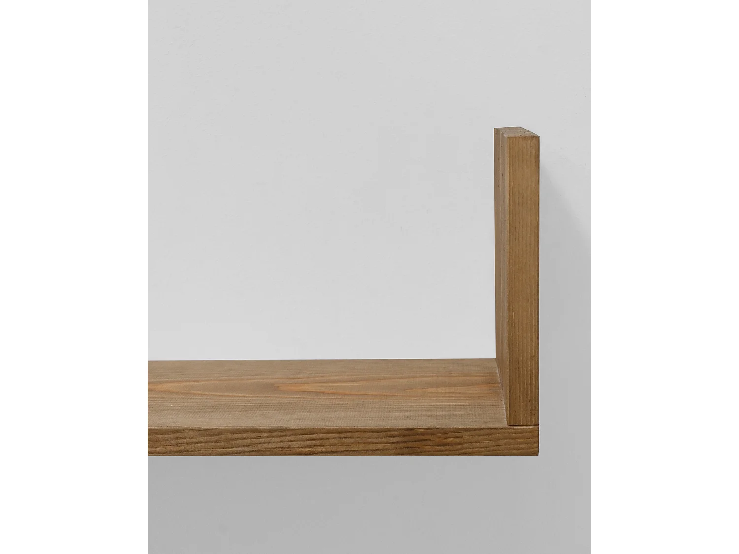 Mensole flottanti in rovere massello finitura scura 60x20cm - KALA - DECOWOOD