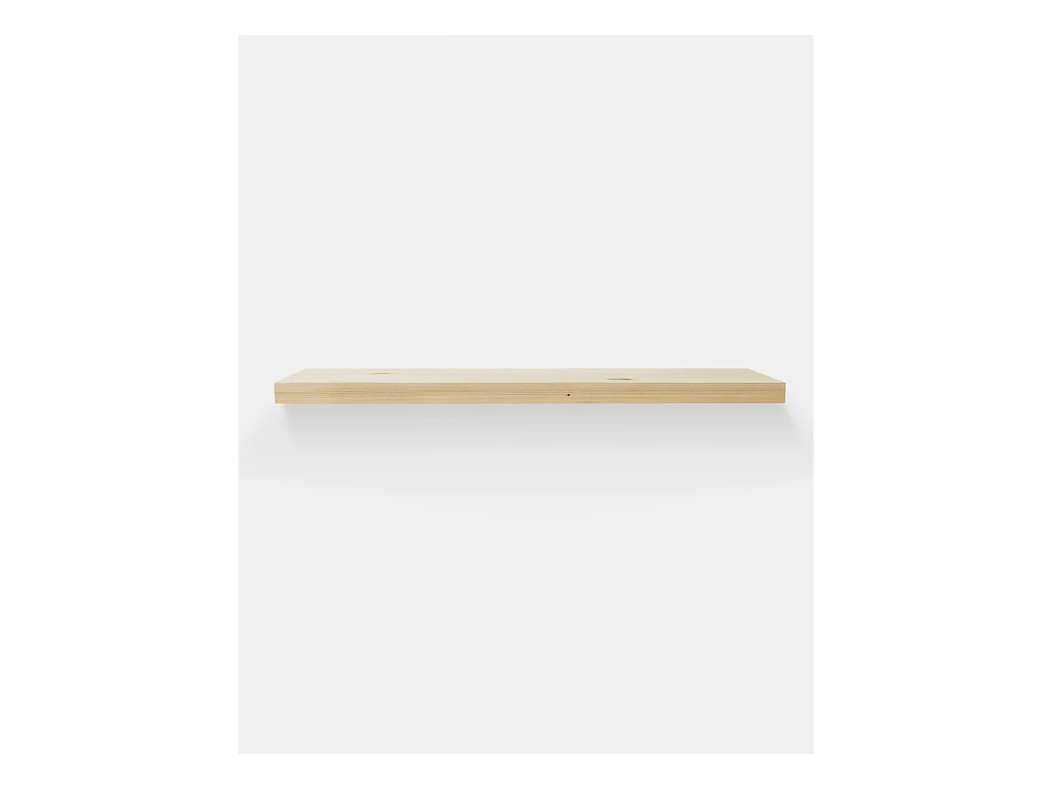 Ensemble 3 étagères flottantes en bois de sapin naturel 80x3,2cm - MELVA - DECOWOOD