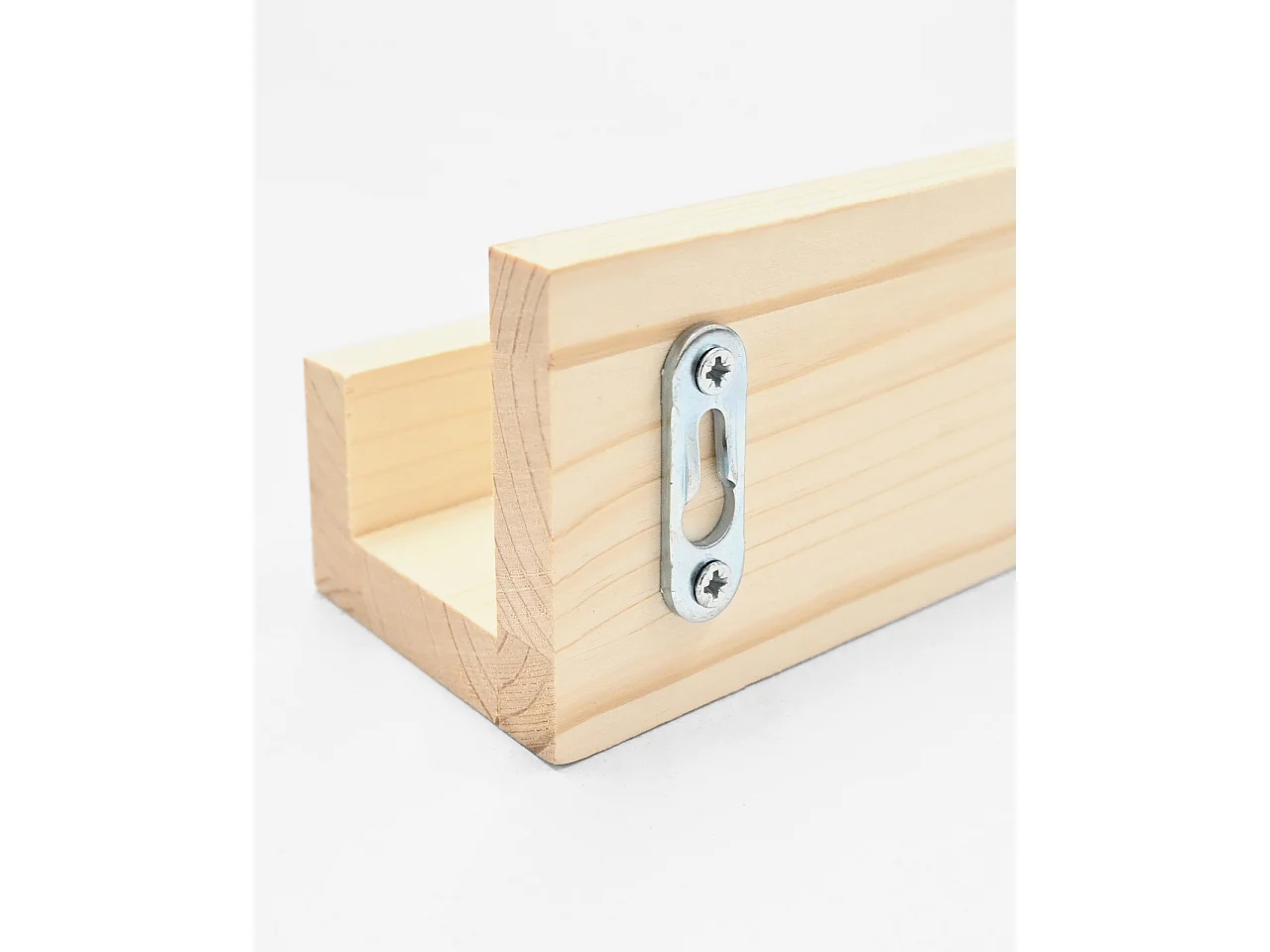 Étagère flottante en bois de pin naturel 100x7cm - DUC - DECOWOOD