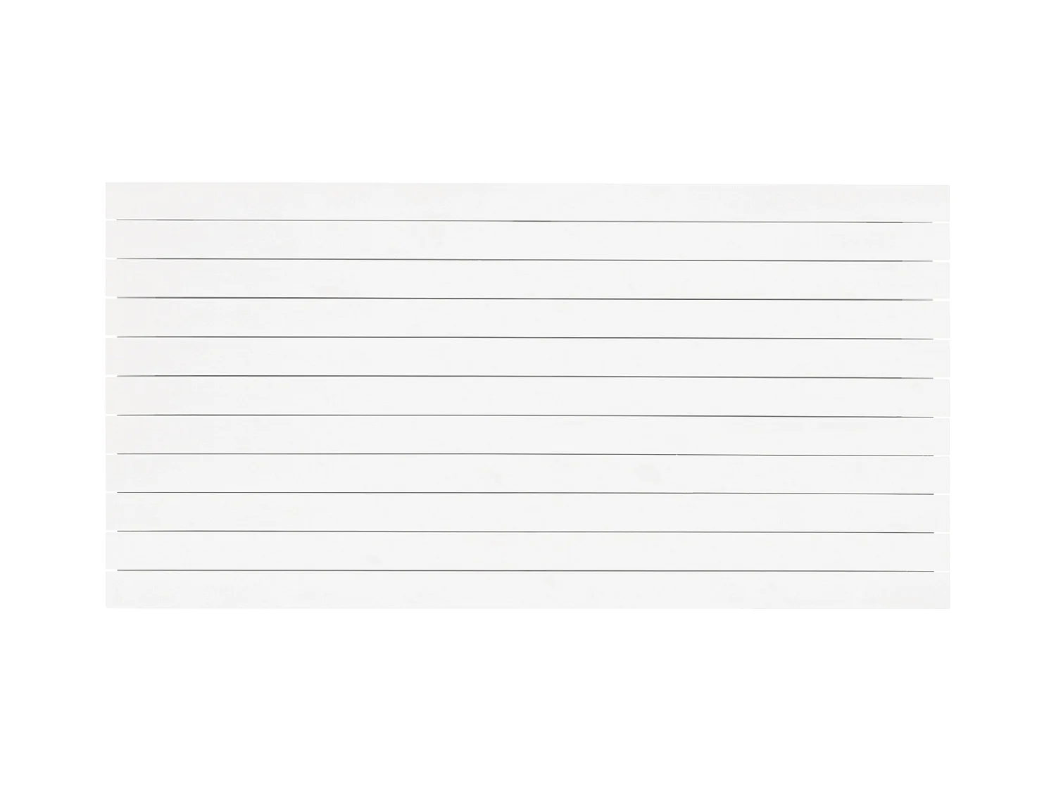 Cabecero de cama de madera maciza en tono blanco de 160x80cm - ELLEN CANNAGE - DECOWOOD