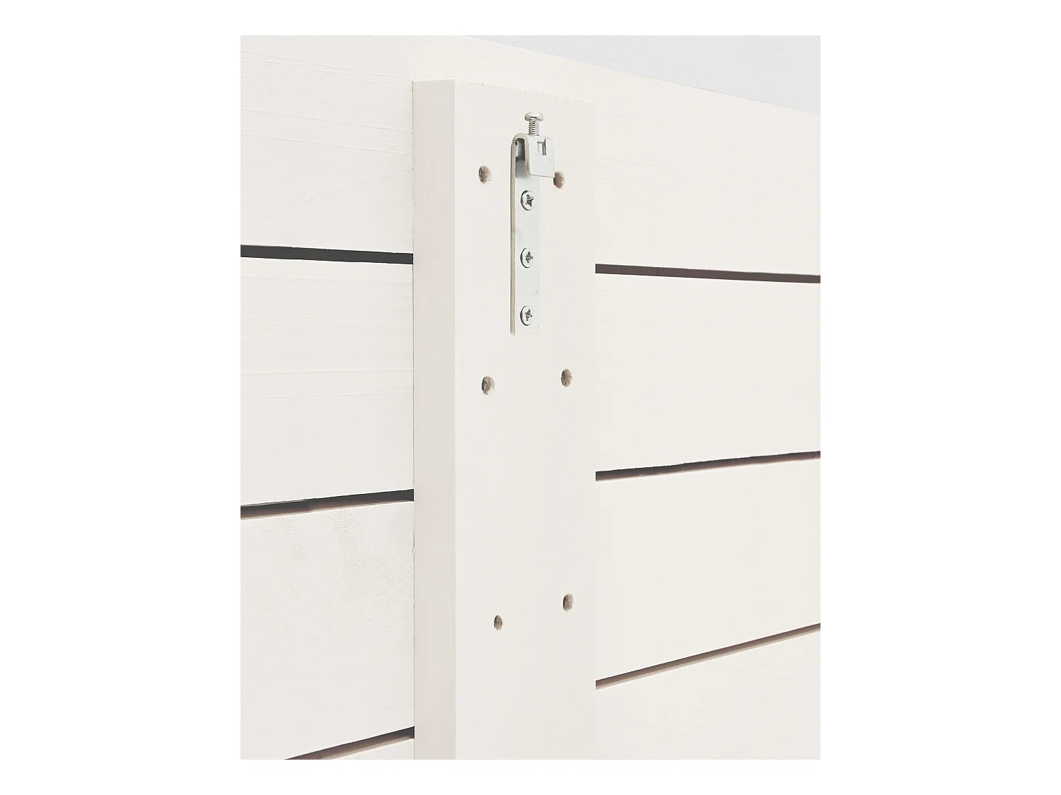 Cabecero de cama de madera maciza en tono blanco de 100x60cm - ELLEN CANNAGE - DECOWOOD