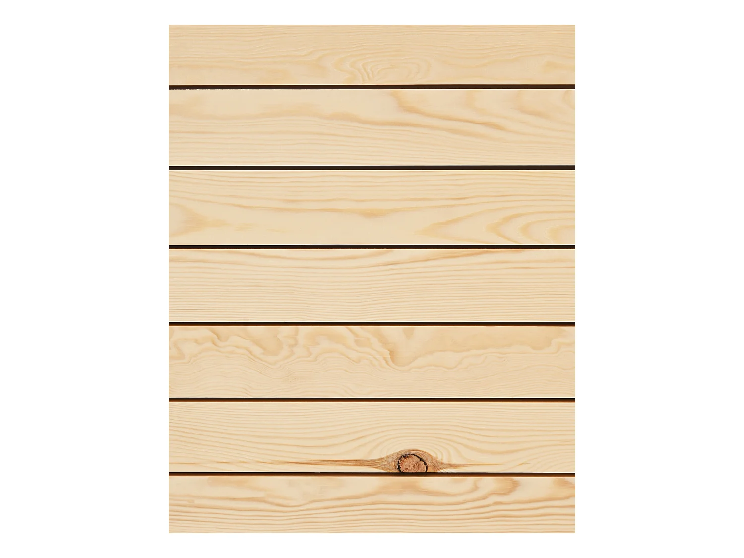 Cabecero de cama de madera maciza en tono natural de 200x80cm - ELLEN CANNAGE - DECOWOOD