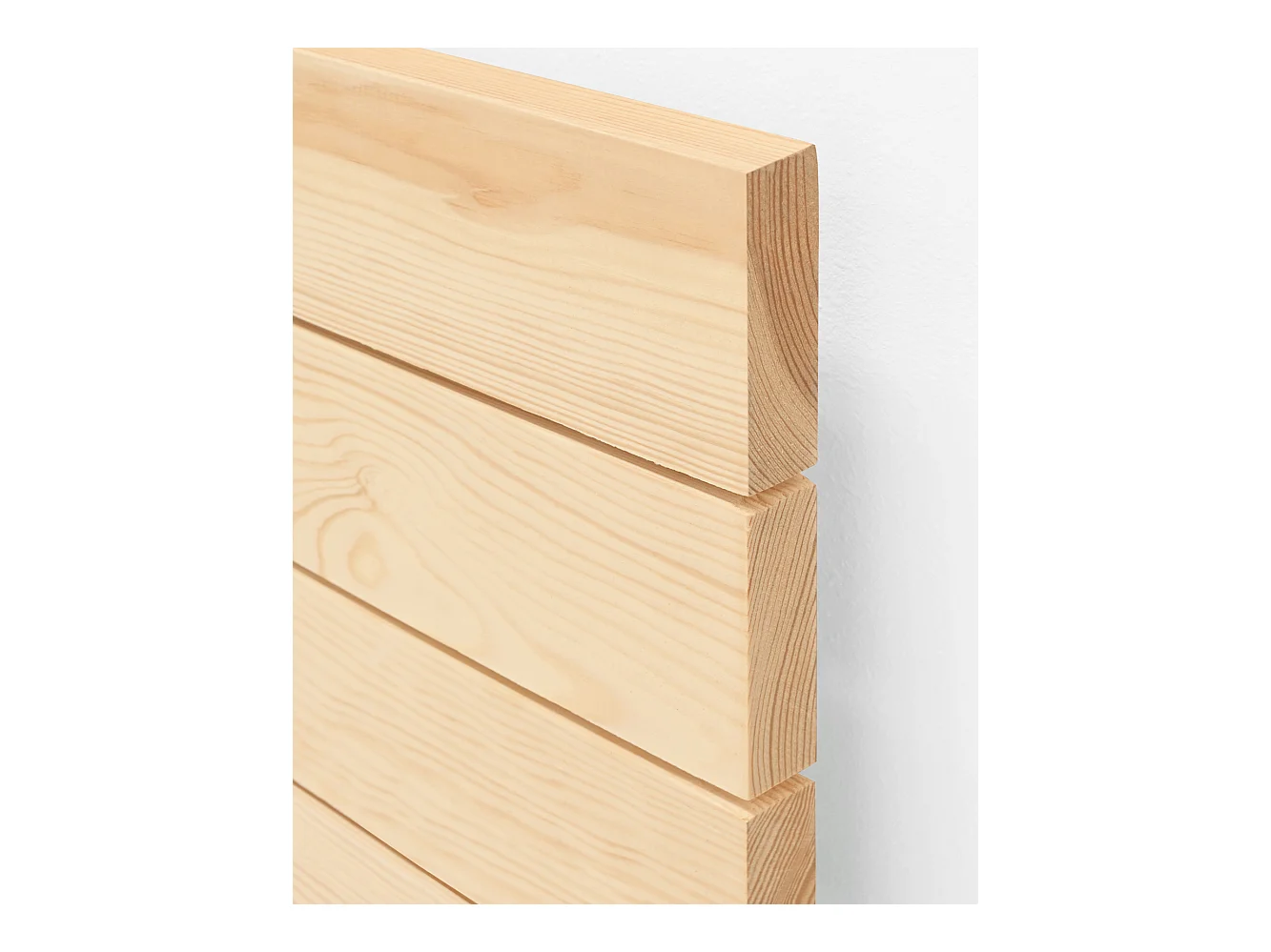 Cabecero de cama de madera maciza en tono natural de 200x80cm - ELLEN CANNAGE - DECOWOOD