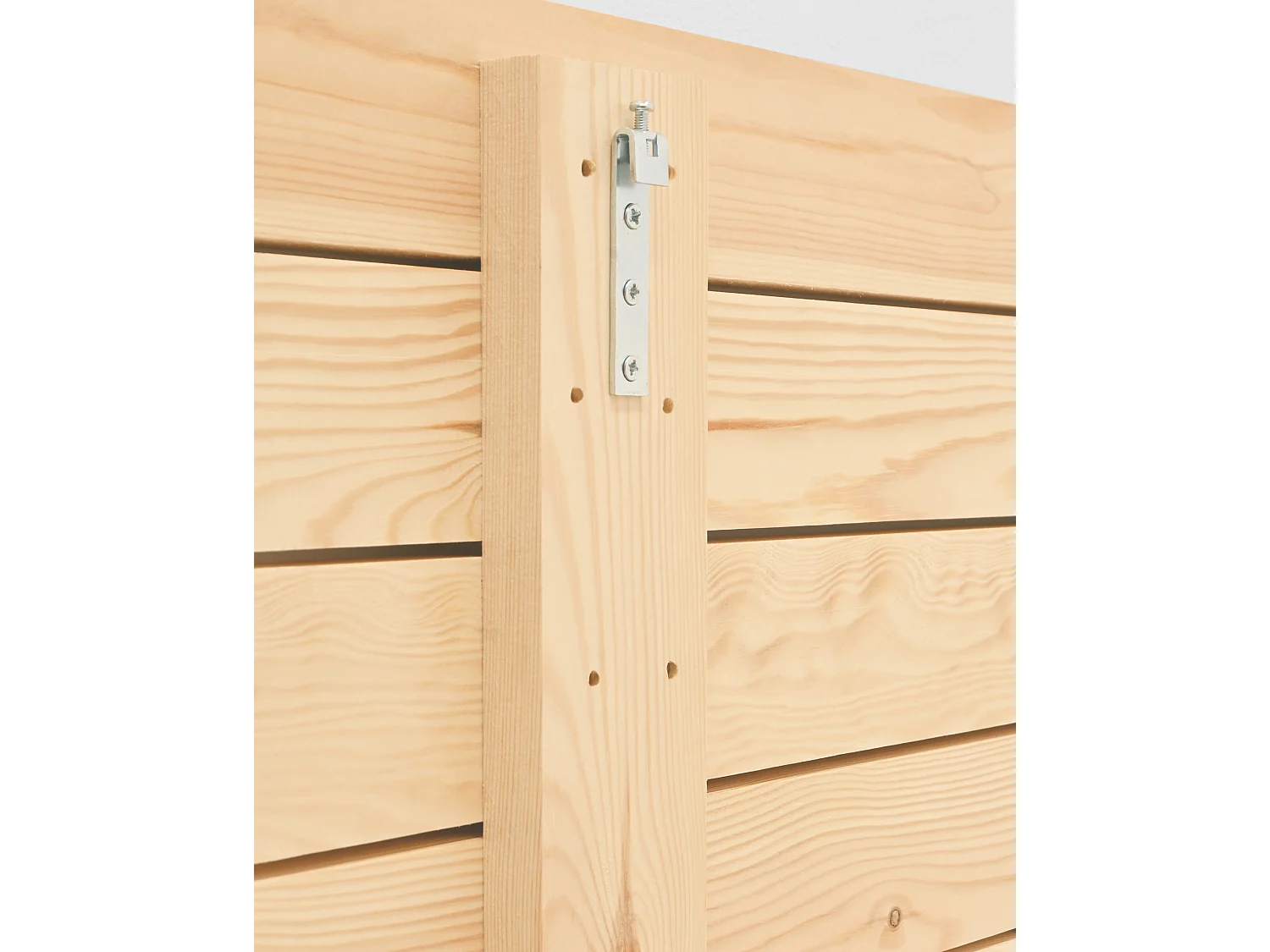 Tête de lit en bois de pin naturelle 200x80cm - CAIRO - DECOWOOD