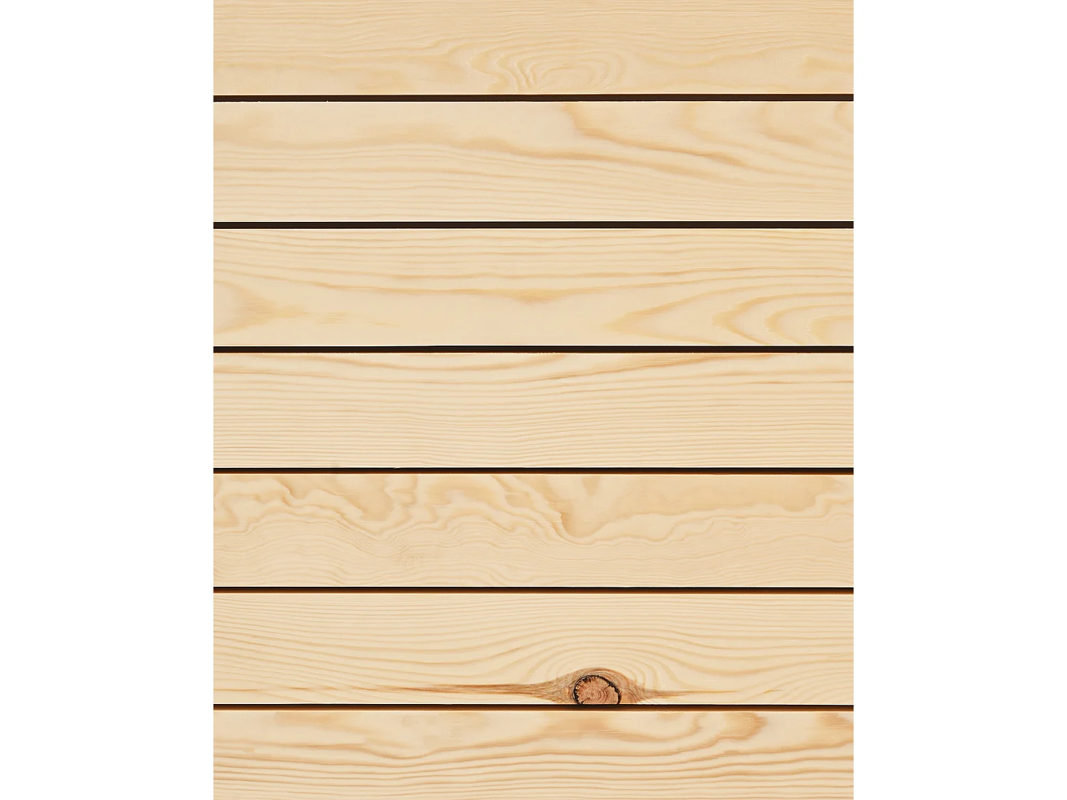 Tête de lit en bois de pin naturelle 200x80cm - CAIRO - DECOWOOD