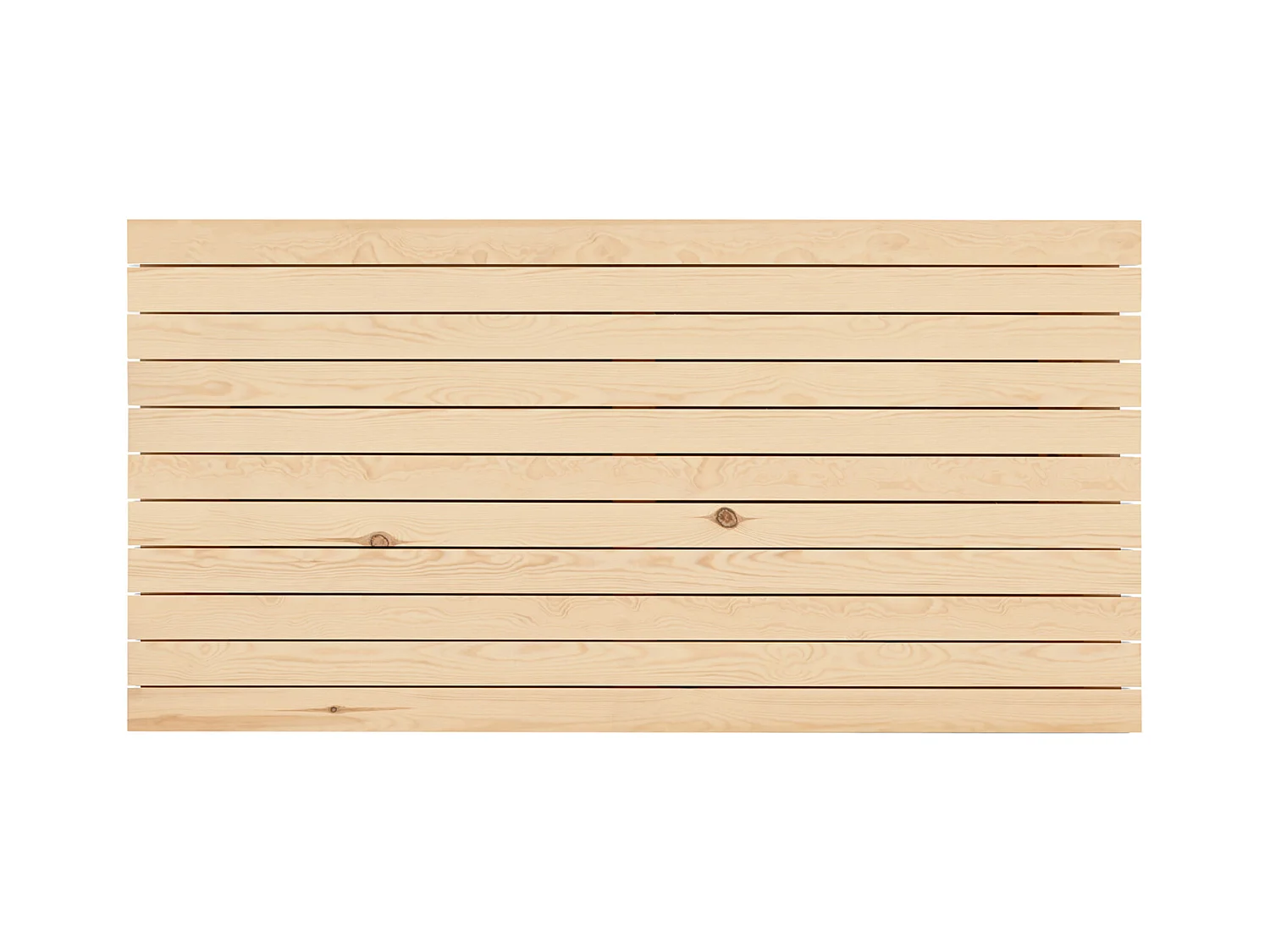 Tête de lit en bois de pin naturelle 100x60cm - CAIRO - DECOWOOD