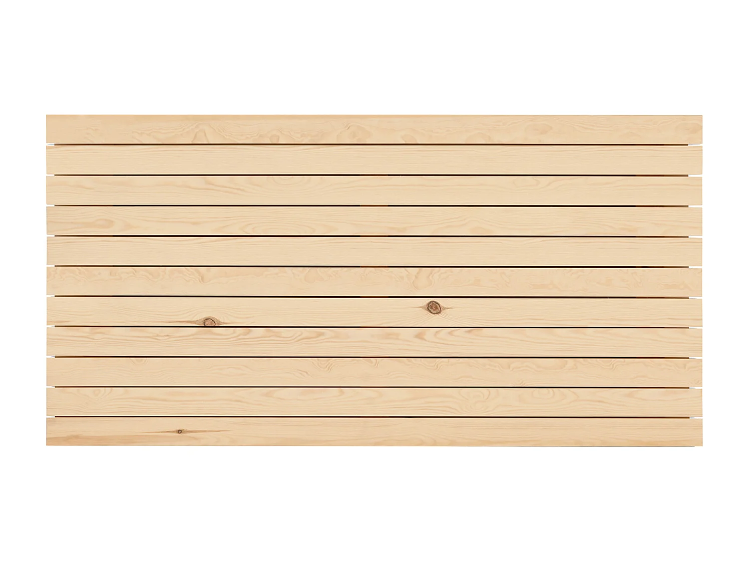 Tête de lit en bois de pin naturelle 100x60cm - CAIRO - DECOWOOD