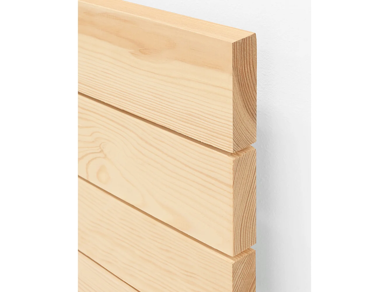 Tête de lit en bois de pin naturelle 100x60cm - CAIRO - DECOWOOD