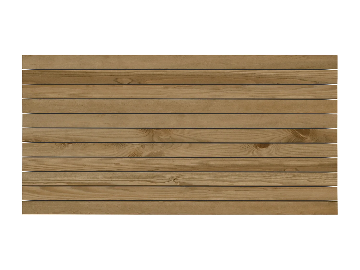 Tête de lit en bois de pin vieilli 160x80cm - CAIRO - DECOWOOD