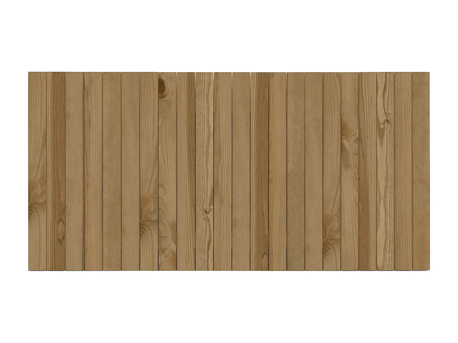 Tête de lit en bois de pin vieilli 100x60cm - CAIRO - DECOWOOD