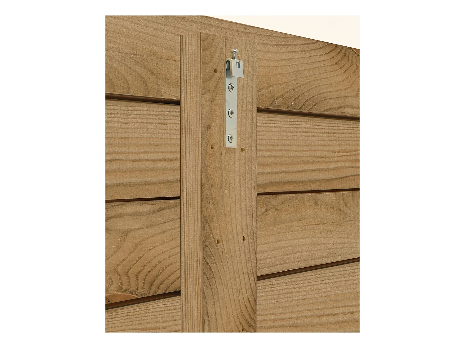 Testata del letto in legno in tono marrone 200x80cm - ELLEN CANNAGE - DECOWOOD