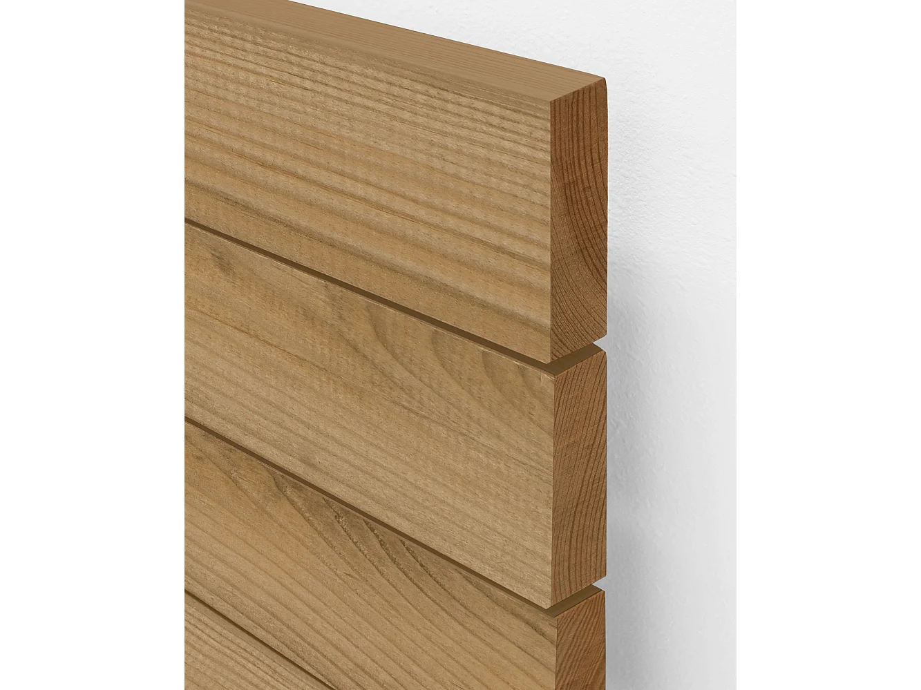 Tête de lit en bois de pin vieilli 200x80cm - CAIRO - DECOWOOD