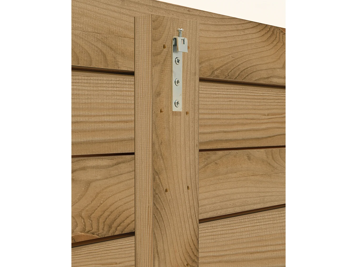 Tête de lit en bois de pin vieilli 200x80cm - CAIRO - DECOWOOD