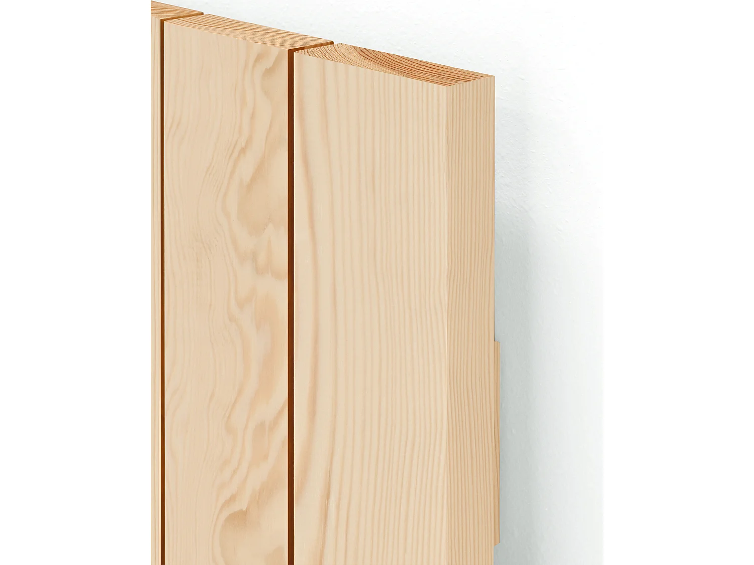Tête de lit en bois de pin naturelle 100x60cm - CAIRO - DECOWOOD