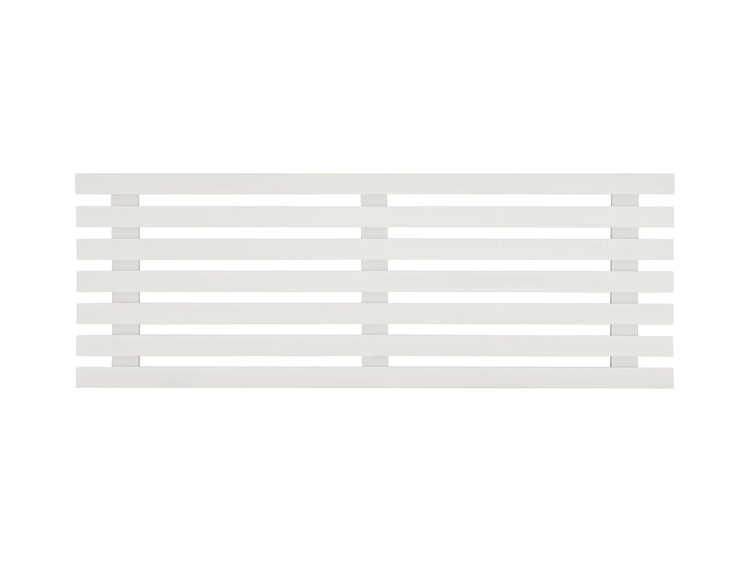 Tête de lit en bois de pin couleur blanche 200x73cm - BRUMA - DECOWOOD