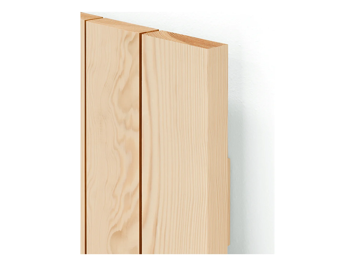 Cabecero de cama de madera maciza en tono natural de 160x80cm - ELLEN CANNAGE - DECOWOOD