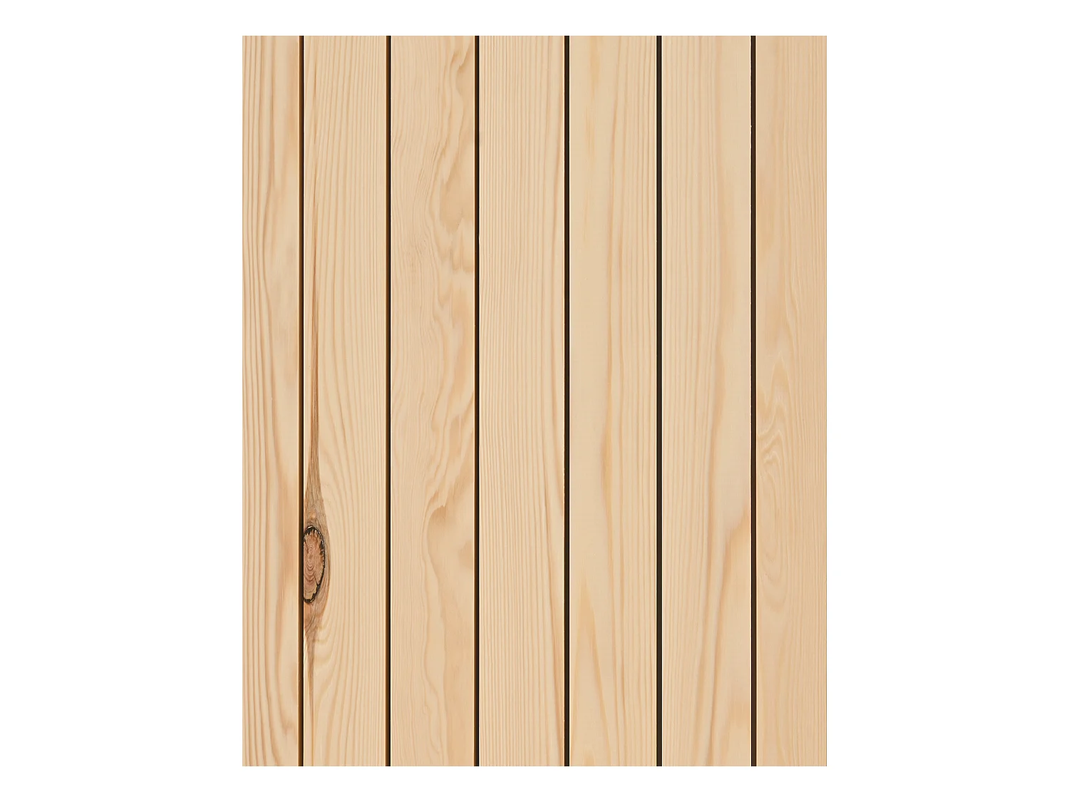 Cabecero de cama de madera maciza en tono natural de 160x80cm - ELLEN CANNAGE - DECOWOOD