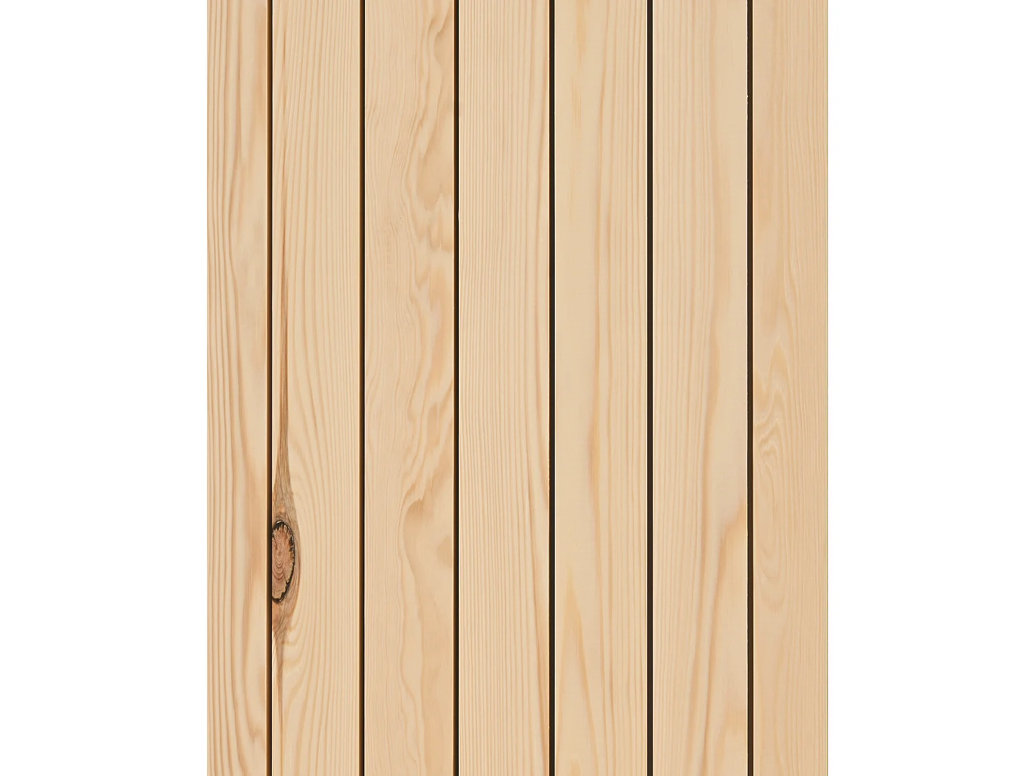Tête de lit en bois de pin naturelle 160x75cm - CAIRO - DECOWOOD
