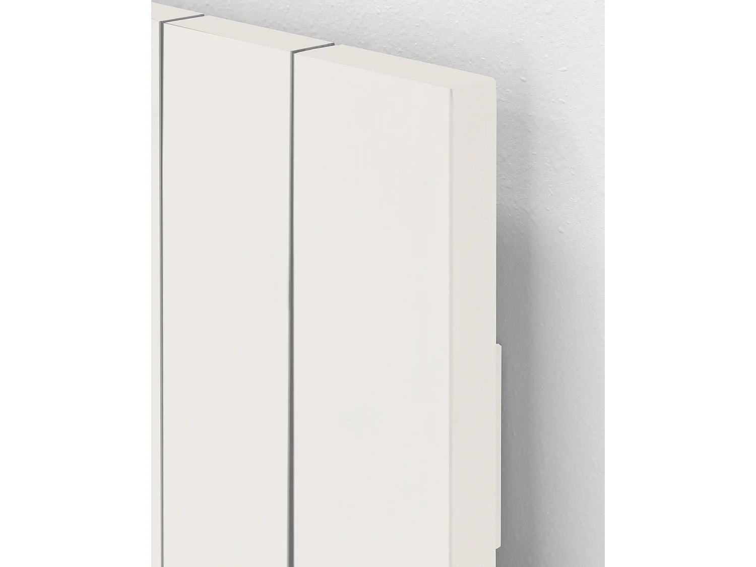 Tête de lit en bois de pin blanche 100x60cm - CAIRO - DECOWOOD