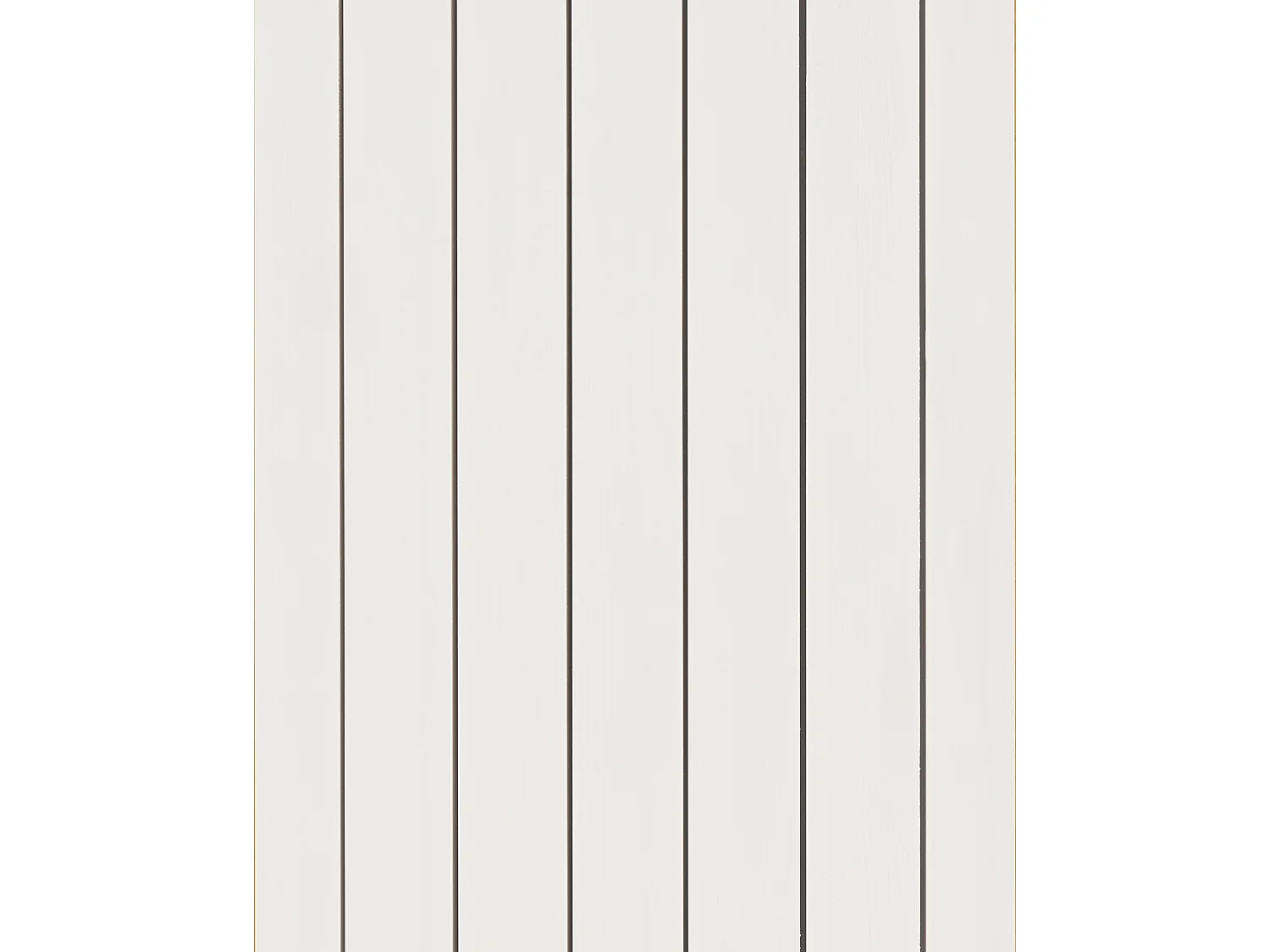 Tête de lit en bois de pin blanche 100x60cm - CAIRO - DECOWOOD