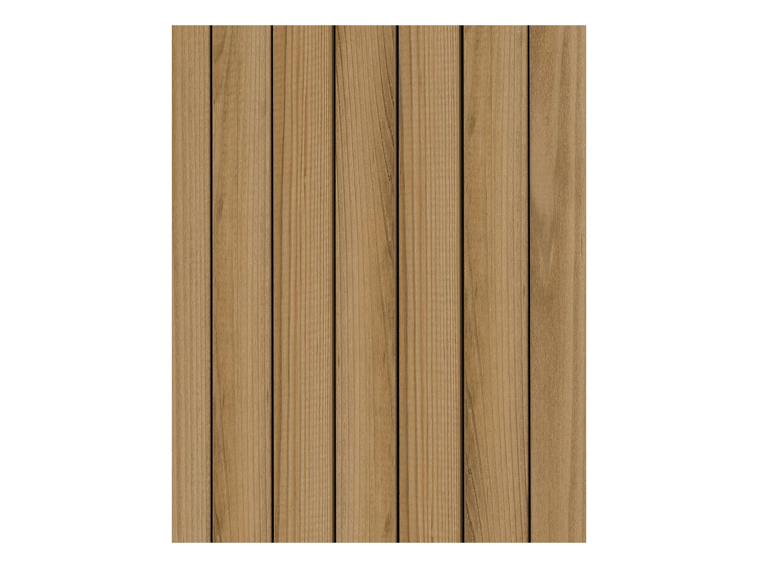 Cabecero de cama de madera maciza en tono roble oscuro de 200x80cm - ELLEN CANNAGE - DECOWOOD