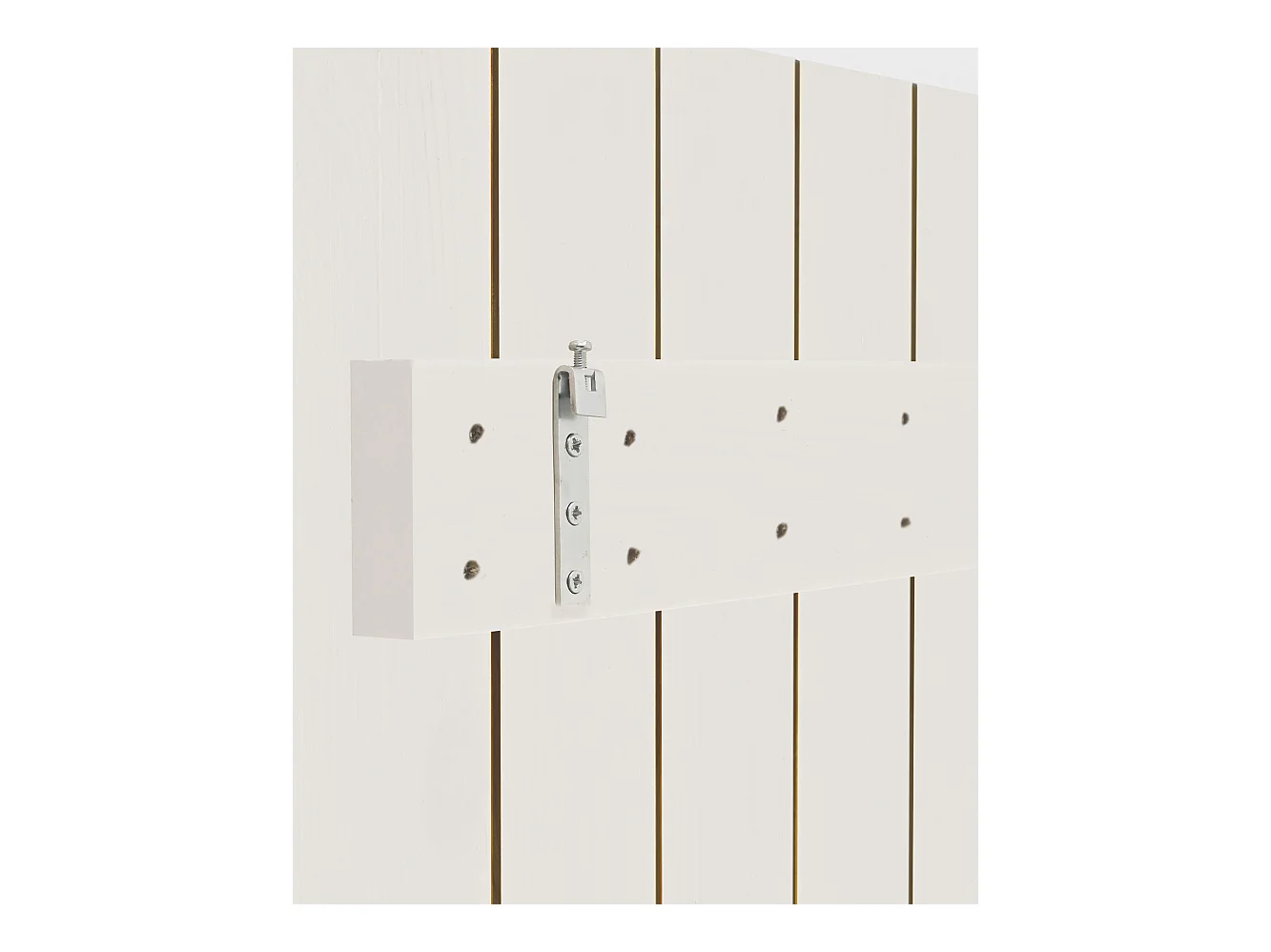 Testata del letto in legno in tono bianco 160x75cm - ELLEN CANNAGE - DECOWOOD