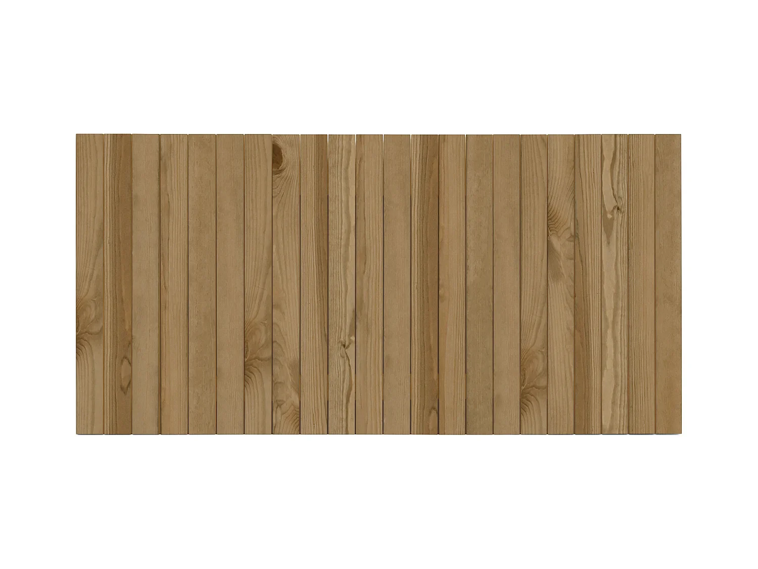 Testata del letto in legno in tono marrone 160x75cm - ELLEN CANNAGE - DECOWOOD