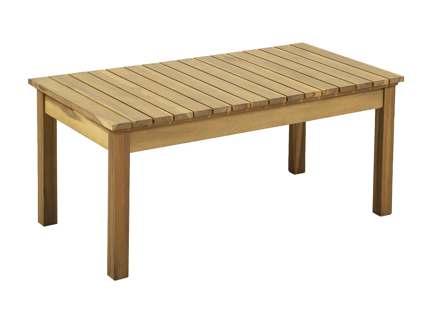 Acacia ARUBA tuinset 4 zits - grijze kussens