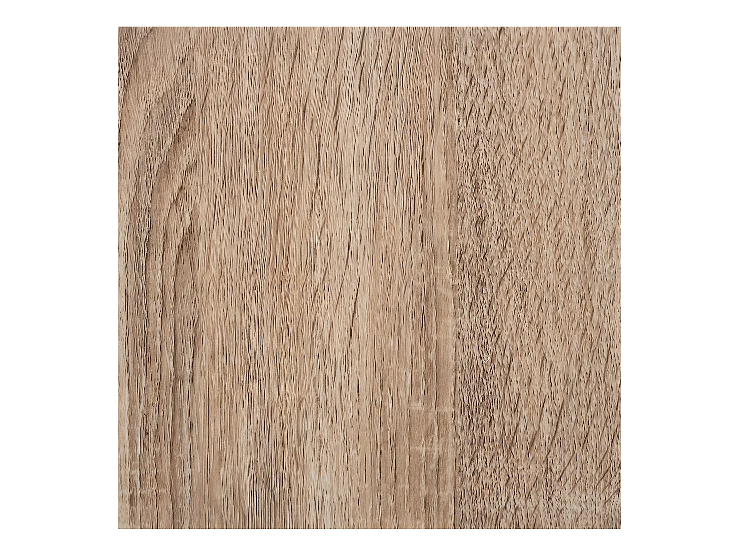 Meuble Étagère rectangulaire effet chêne naturel H 17 cm - à poser ou mural