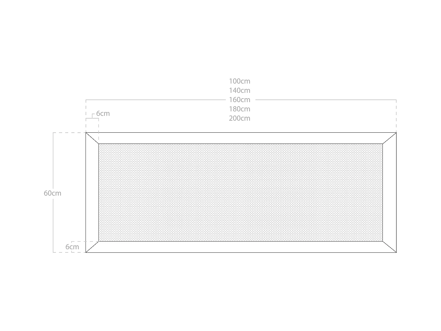 Cabecero de cama de madera maciza y cannage en tono natural de 200x60cm - ELLEN CANNAGE - DECOWOOD