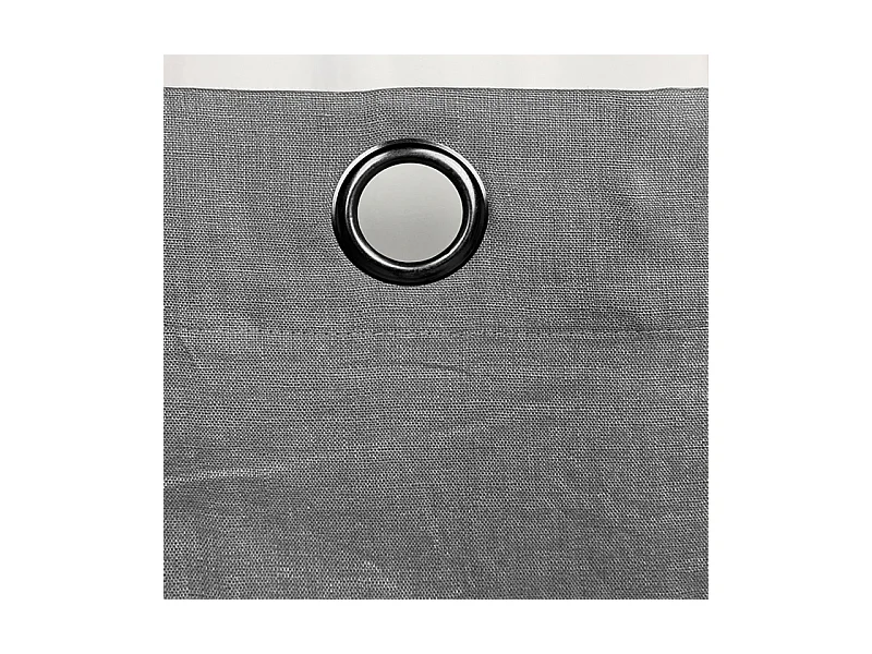 Rideau en lin gris 140 x 360 cm - OSIRIS 4176