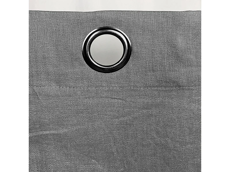 Rideau en lin gris 140 x 360 cm - OSIRIS 4176