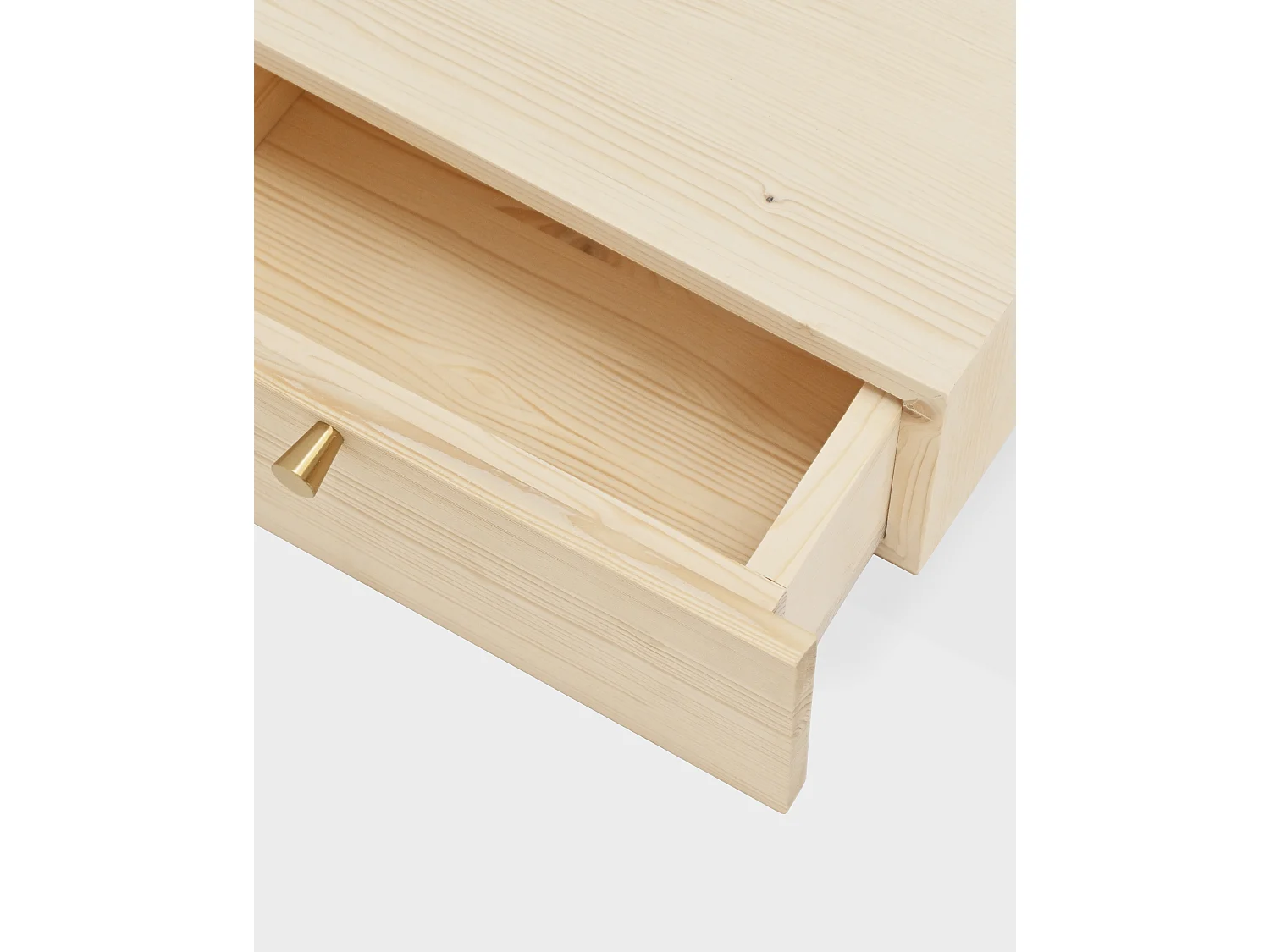 Table de chevet en bois de pin naturelle 40x15cm - INGRID VINTAGE - DECOWOOD