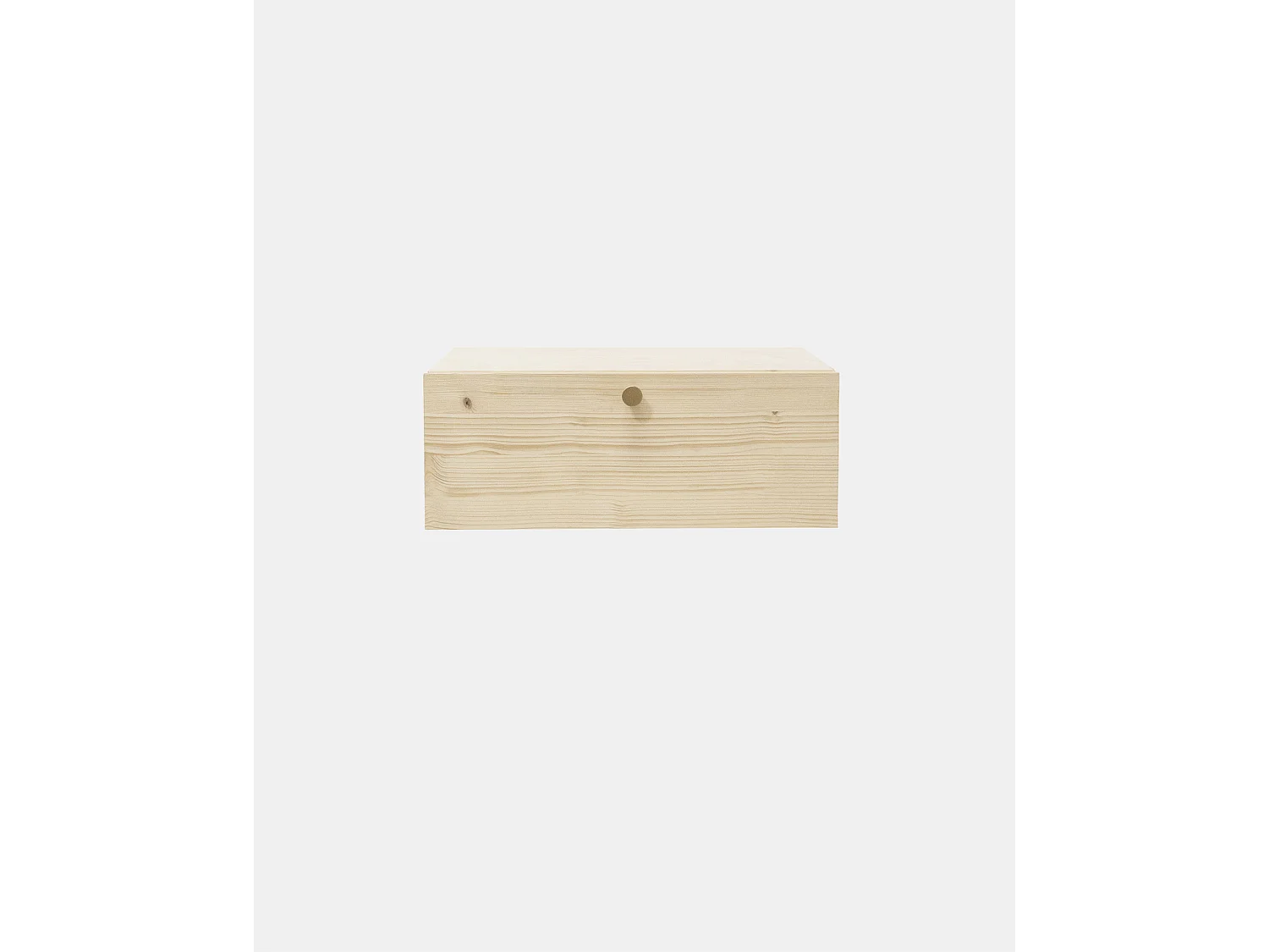 Table de chevet en bois de pin naturelle 40x15cm - INGRID VINTAGE - DECOWOOD