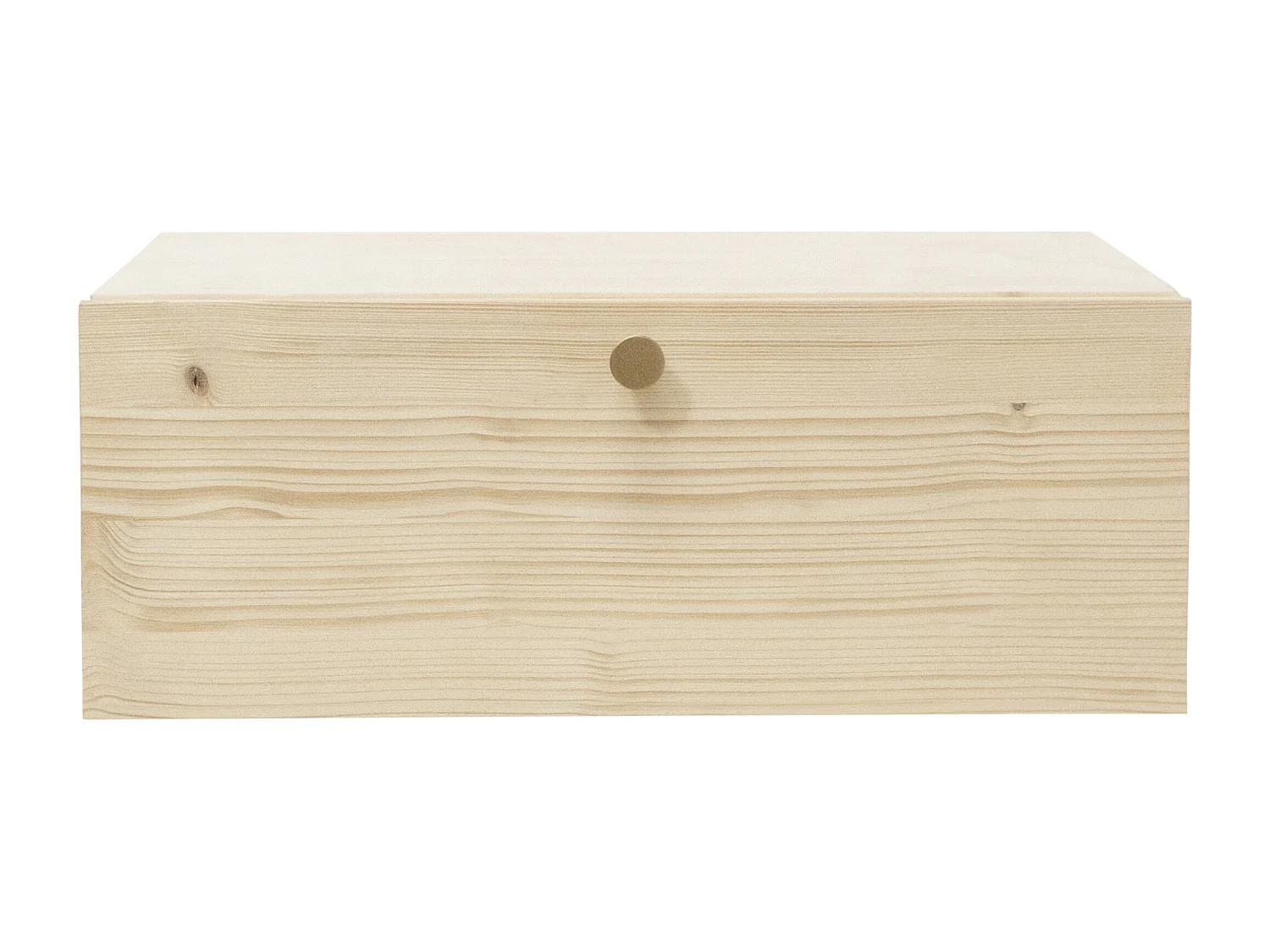 Table de chevet en bois de pin naturelle 40x15cm - INGRID VINTAGE - DECOWOOD